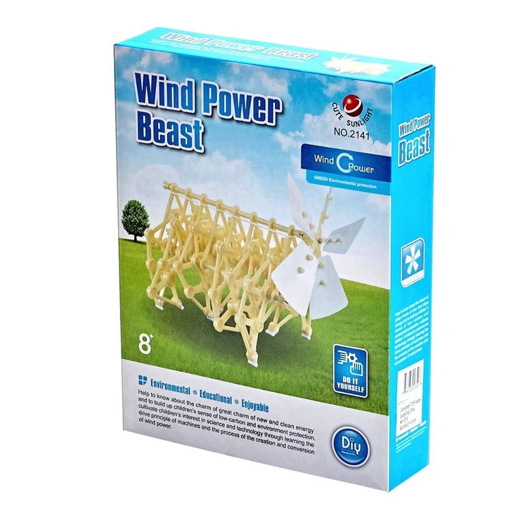 NEW STEM Wind Power Automaton Toy Science Energy Project Craft Kit  Brand new